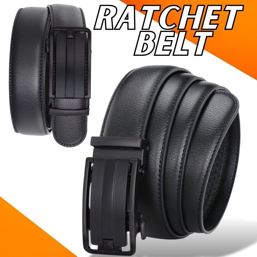 Men's Ratchet Belt Leather Mens Belt With Slide Buckle Ratchet Belts For Men USA Men's Ratchet Belt Leather Mens Belt With Slide Buckle Ratchet Belts For Men USA
