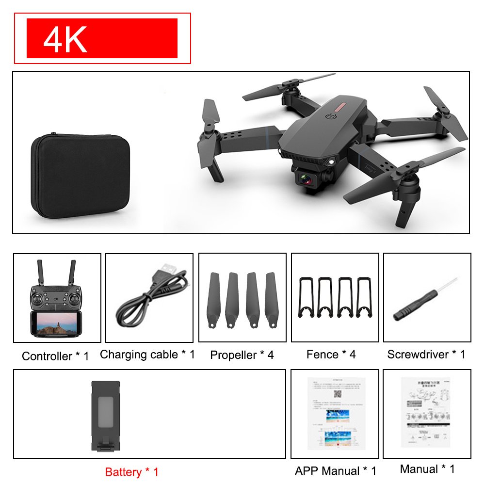 New E88 Pro Drone 4k HD Dual Camera Visual Positioning 1080P WiFi fpv drone height preservation rc quadcopter New E88 Pro Drone 4k HD Dual Camera Visual Positioning 1080P WiFi fpv drone height preservation rc quadcopter