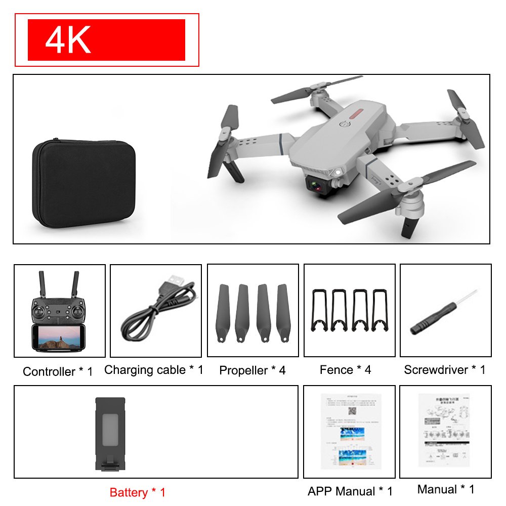 New E88 Pro Drone 4k HD Dual Camera Visual Positioning 1080P WiFi fpv drone height preservation rc quadcopter New E88 Pro Drone 4k HD Dual Camera Visual Positioning 1080P WiFi fpv drone height preservation rc quadcopter