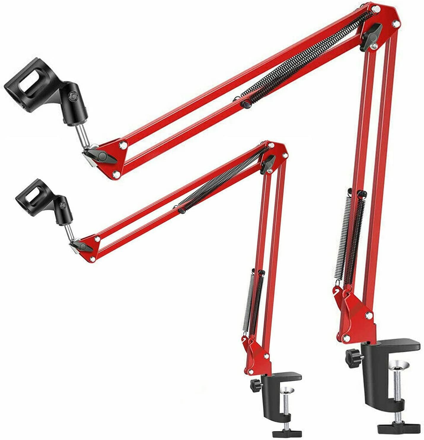 Microphone Stand Suspension Boom Scissor Arm Upgraded Studio Microphone Mic Holder Mike Stand Clamp 5 Core MS ARM R (Red) Microphone Stand Suspension Boom Scissor Arm Upgraded Studio Microphone Mic Holder Mike Stand Clamp 5 Core MS ARM R (Red)